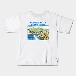 Eleven Mile State Park, Colorado Kids T-Shirt